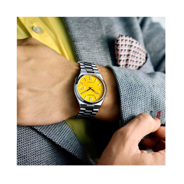 Citizen Tsuyosa Gents Automatic Yellow Dial Watch – Citizen