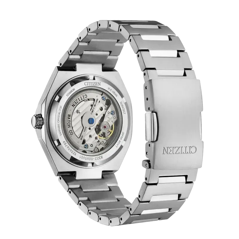 Citizen Zenshin 60 Automatic Blue Dial Super Titanium Men's Watch