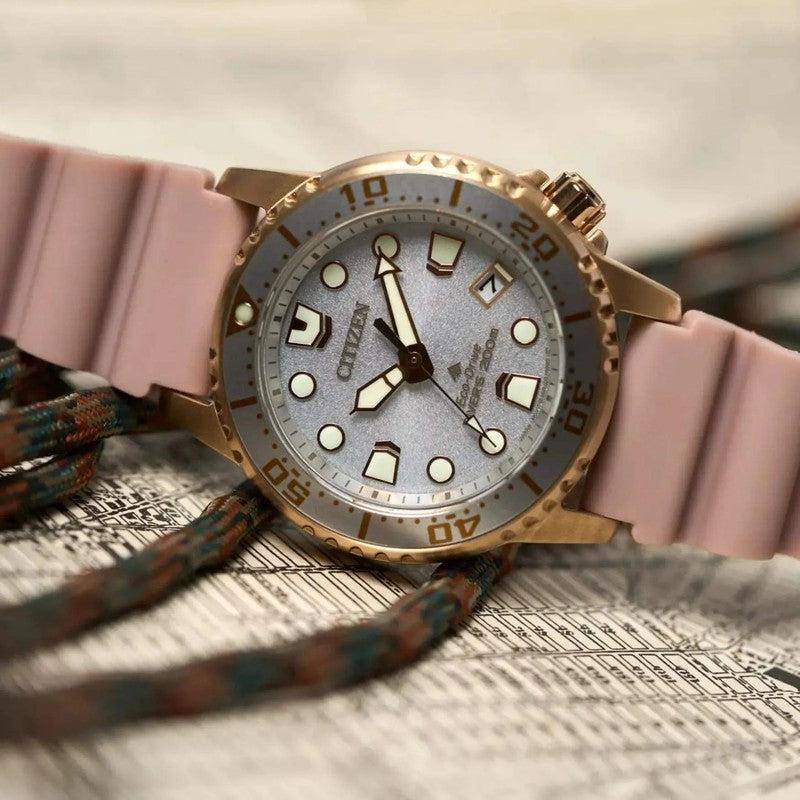 Citizen rose gold online watch ladies