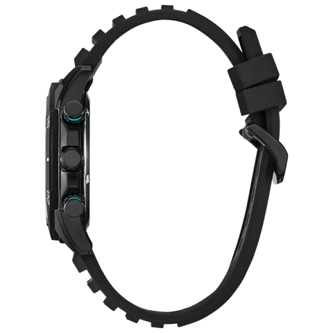 Citizen Brycen Men's Eco-Drive Chronograph Black Silicone Strap Watch