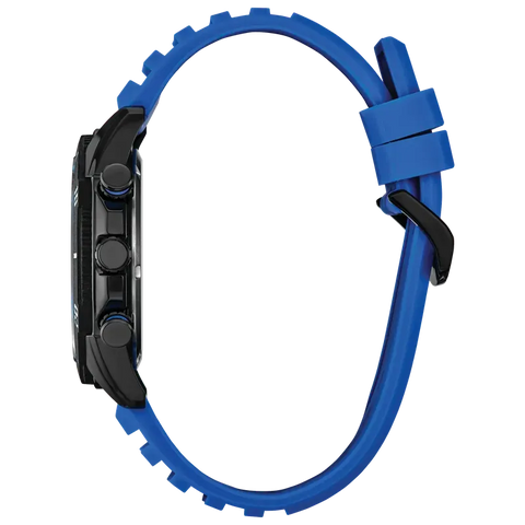 Citizen Brycen Men's Eco-Drive Sport Chronograph Black Dial Blue Silicone Watch