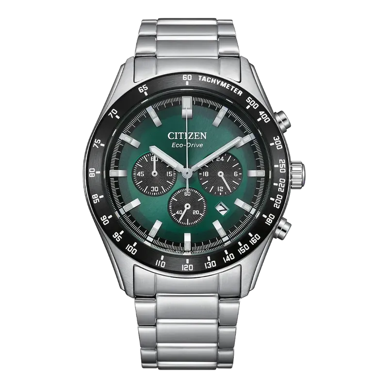 Citizen Classic Sport Chronograph Green Dial Watch – Citizen