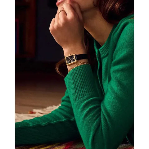 Citizen Dress Classic Black Dial Gold-Tone Eco-Drive Women's Watch