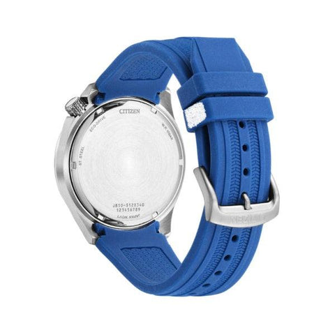 Citizen Eco-Drive Blue Polyurethane Dress Watch