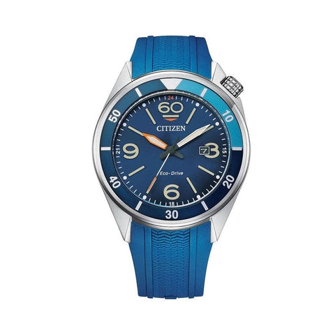 Citizen Eco-Drive Blue Polyurethane Dress Watch