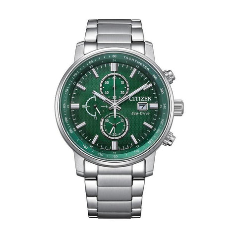 Citizen Eco-Drive Chronograph Emerald Green Dial Watch