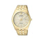 Citizen Eco-Drive Gold Date Dress Watch