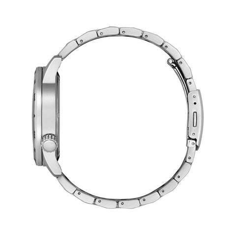 Citizen Eco-Drive Stainless Steel Black Dial Watch