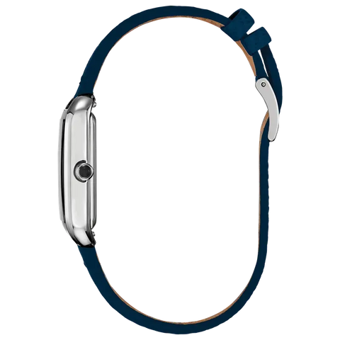 Citizen Eco-Drive Women's Classic Blue Dial Leather Strap Watch