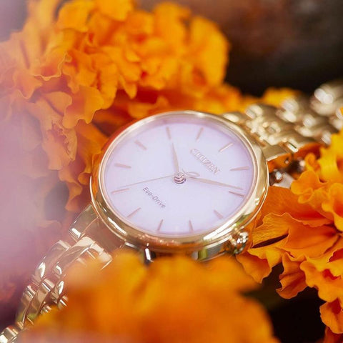 Citizen Eco-Drive Women's Gold-Tone Stainless Steel Watch