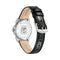 Citizen Eco-drive White Analog Black Leather
