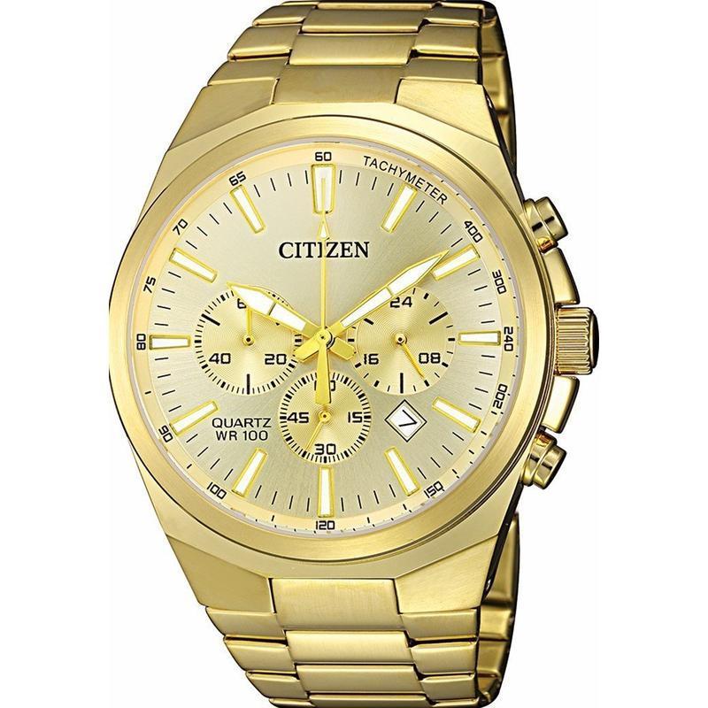 Citizen Gents Quartz Gold Dial – Citizen Watches Online
