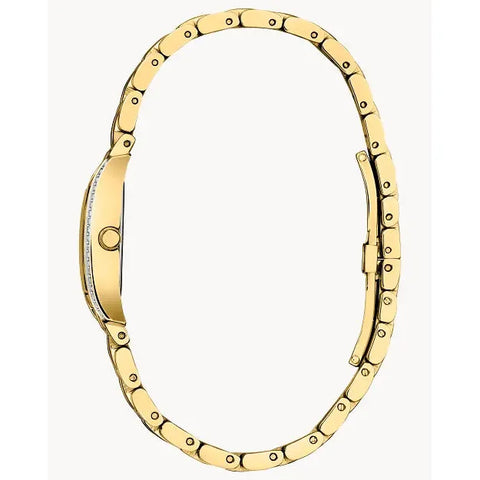 Citizen Gold-Tone Stainless Steel Women's Black Dial Watch