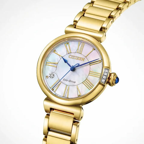 Citizen L May Bells Quartz Watch White Mother-of-Pearl Dial