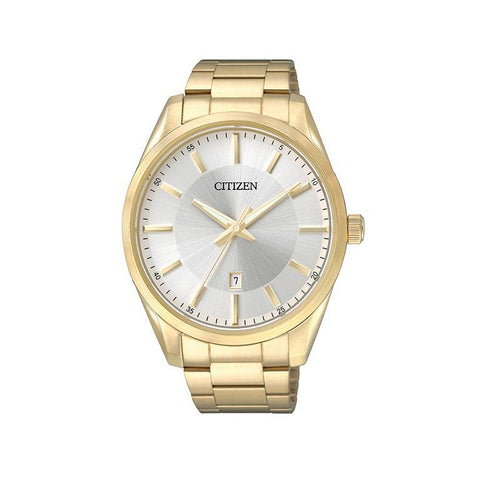 Citizen Men's Gold Silver Dial Dress Watch