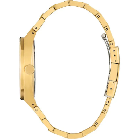 Citizen Men's Sport Gold-Tone Stainless Steel Eco-Drive Blue Dial Watch