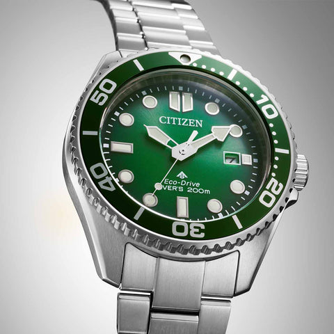 Citizen Promaster Eco-Drive Diver Green Dial Watch