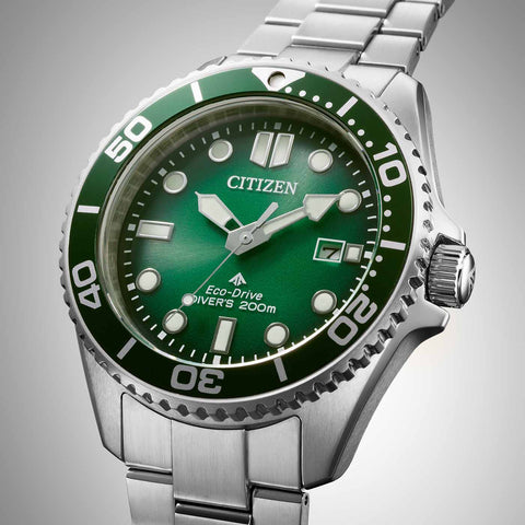 Citizen Promaster Eco-Drive Diver Green Dial Watch