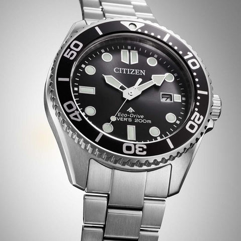 Citizen Promaster Eco-Drive Diver Solar Stainless Steel Men's Dive Watch
