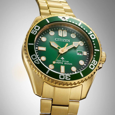 Citizen Promaster Eco-Drive Gold-Tone Diver Watch