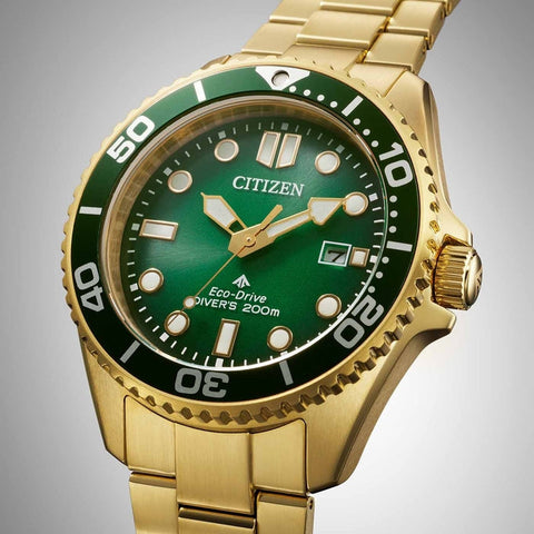 Citizen Promaster Eco-Drive Gold-Tone Diver Watch