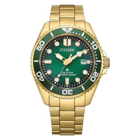 Citizen Promaster Eco-Drive Gold-Tone Diver Watch