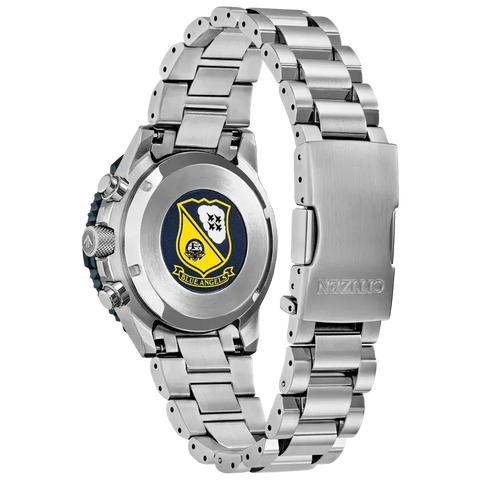 Citizen Promaster Sky Blue Angels Eco-Drive Chronograph Stainless Steel Watch