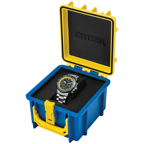 Citizen Promaster Sky Blue Angels Eco-Drive Chronograph Stainless Steel Watch