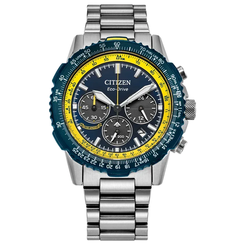 Citizen Promaster Sky Blue Angels Eco-Drive Chronograph Stainless Steel Watch