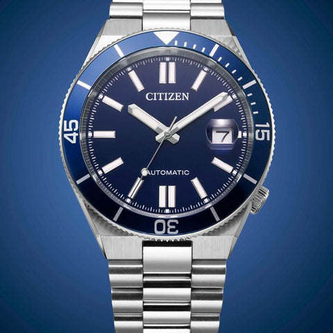 Citizen TSUYOSA Shore Automatic Blue Dial Stainless Steel Watch
