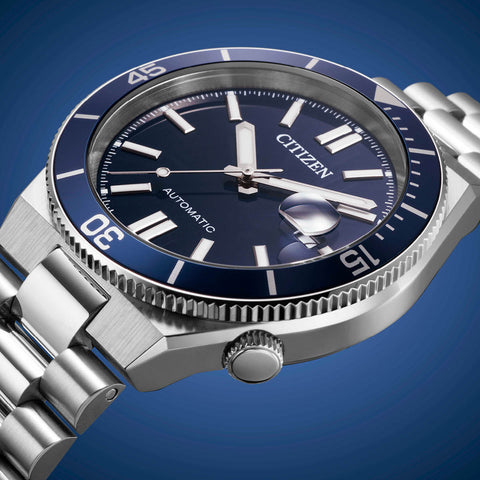 Citizen TSUYOSA Shore Automatic Blue Dial Stainless Steel Watch
