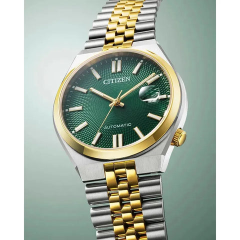 Citizen Tsuyosa 60 Green Dial Automatic Stainless-Steel Men's Watch