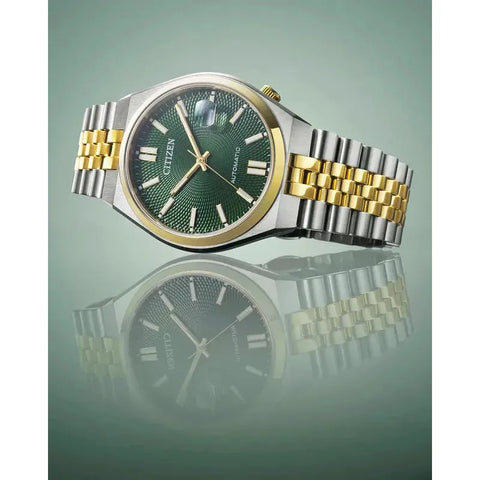 Citizen Tsuyosa 60 Green Dial Automatic Stainless-Steel Men's Watch