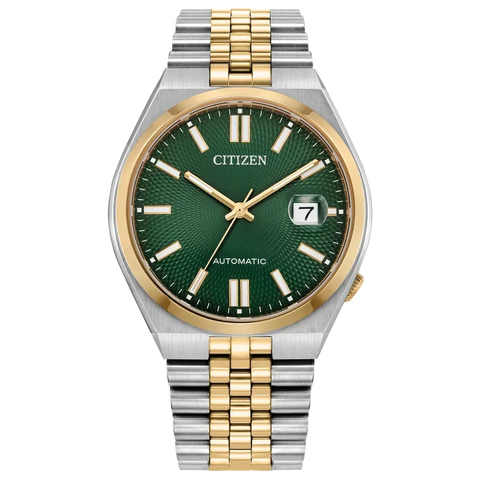 Citizen Tsuyosa 60 Green Dial Automatic Stainless-Steel Men's Watch