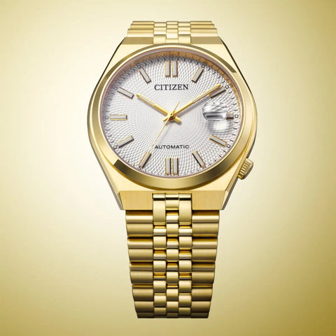 Citizen Tsuyosa 60 Men's Stainless Steel Silver Dial Watch