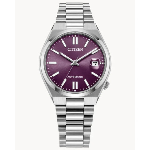 Citizen Tsuyosa Automatic Purple Dial Stainless Steel Bracelet Watch