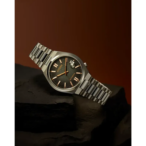 Citizen Tsuyosa Time Slip Automatic Black Dial Watch