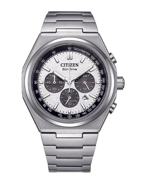 Citizen Zenshin Chrono Collection Silver Dial Watch CA4610-85A