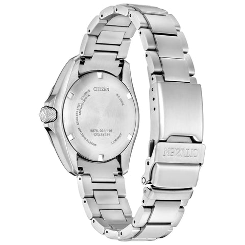 Citizen Promaster Land GMT Eco-Drive Men's Stainless Steel Red Dial Watch