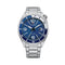 Citizen Eco-Drive Aviator-style Stainless Steel Watch
