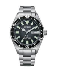 Citizen Promaster Eco-Drive Gents Automatic Diver's Black Dial NY0120-52E